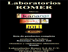 Tablet Screenshot of laboratorioromer.com